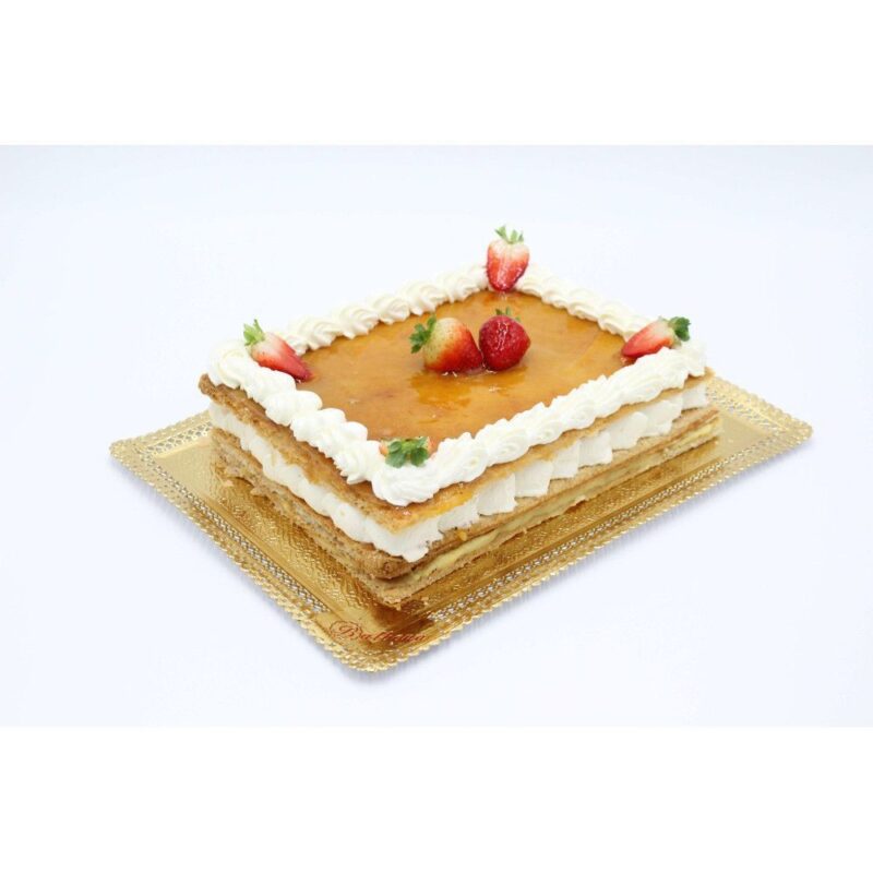 Milhoja de Fresa y Nata