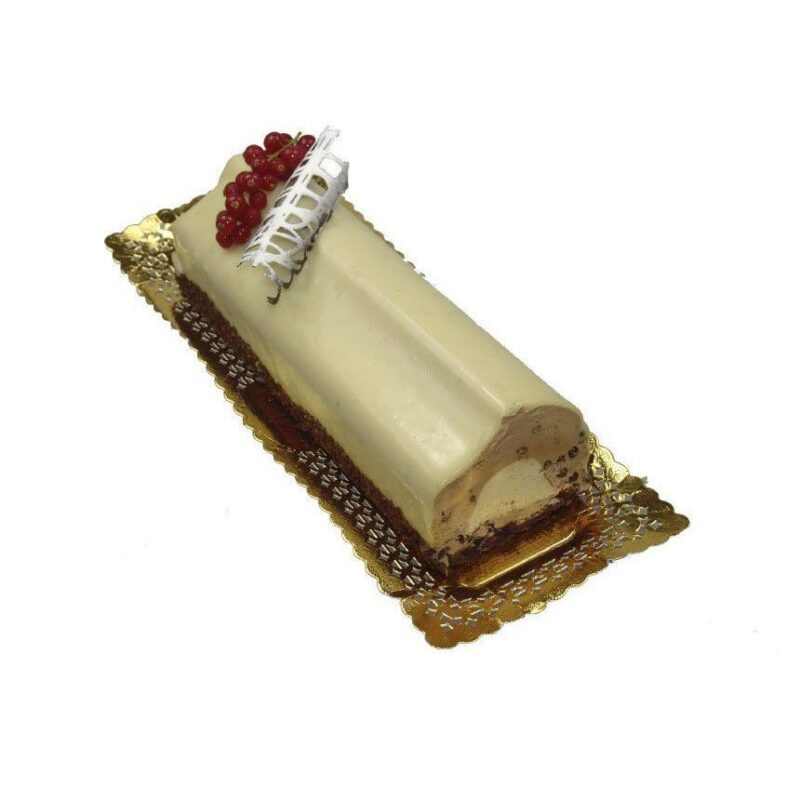 Tronco de Vainilla con Perlas Crujientes