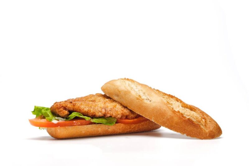 Montadito de Pollo y Lechuga